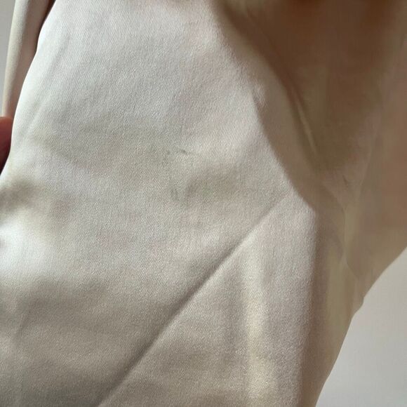 Beige mini cocktail off the shoulder women’s dress size 8 - Picture 8 of 14